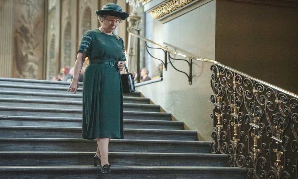 Imelada Staunton in Staffel 5 der Netflix Serie "The Crown" | © Netflix/Keith Bernstein