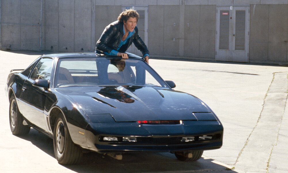 David Hasselhoff als Michel Knight in "Knight Rider" | © Getty Images/NBC