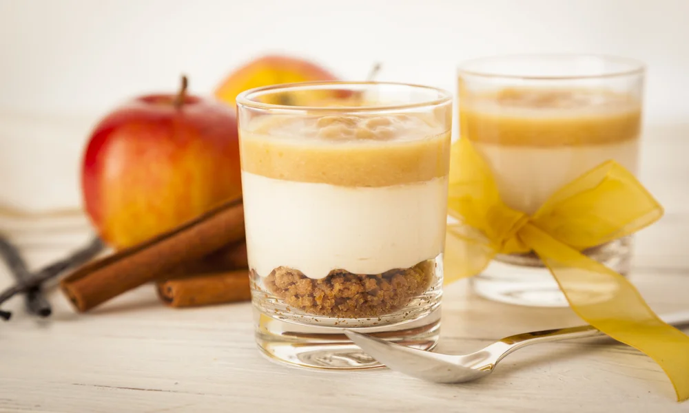 Vorweihnachtliches Naschen: Bratapfel-Schichtdessert aus dem Thermomix