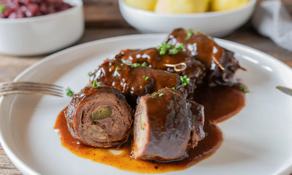 Nach Muttis Familienrezept: Rinderrouladen mit Rotkohl aus dem Thermomix