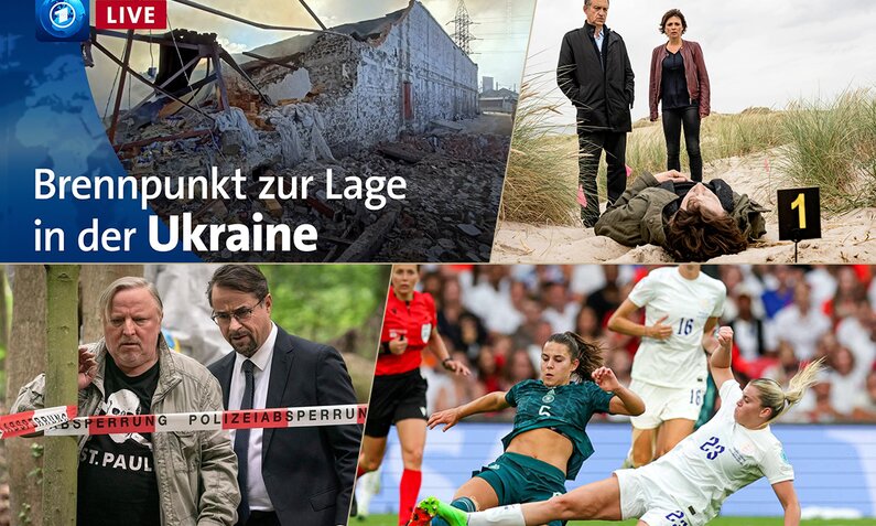 Sport, Krimis und Nachrichten: Die größen TV-Hits 2022 nach Einschaltquote. | © ARD / ZDF